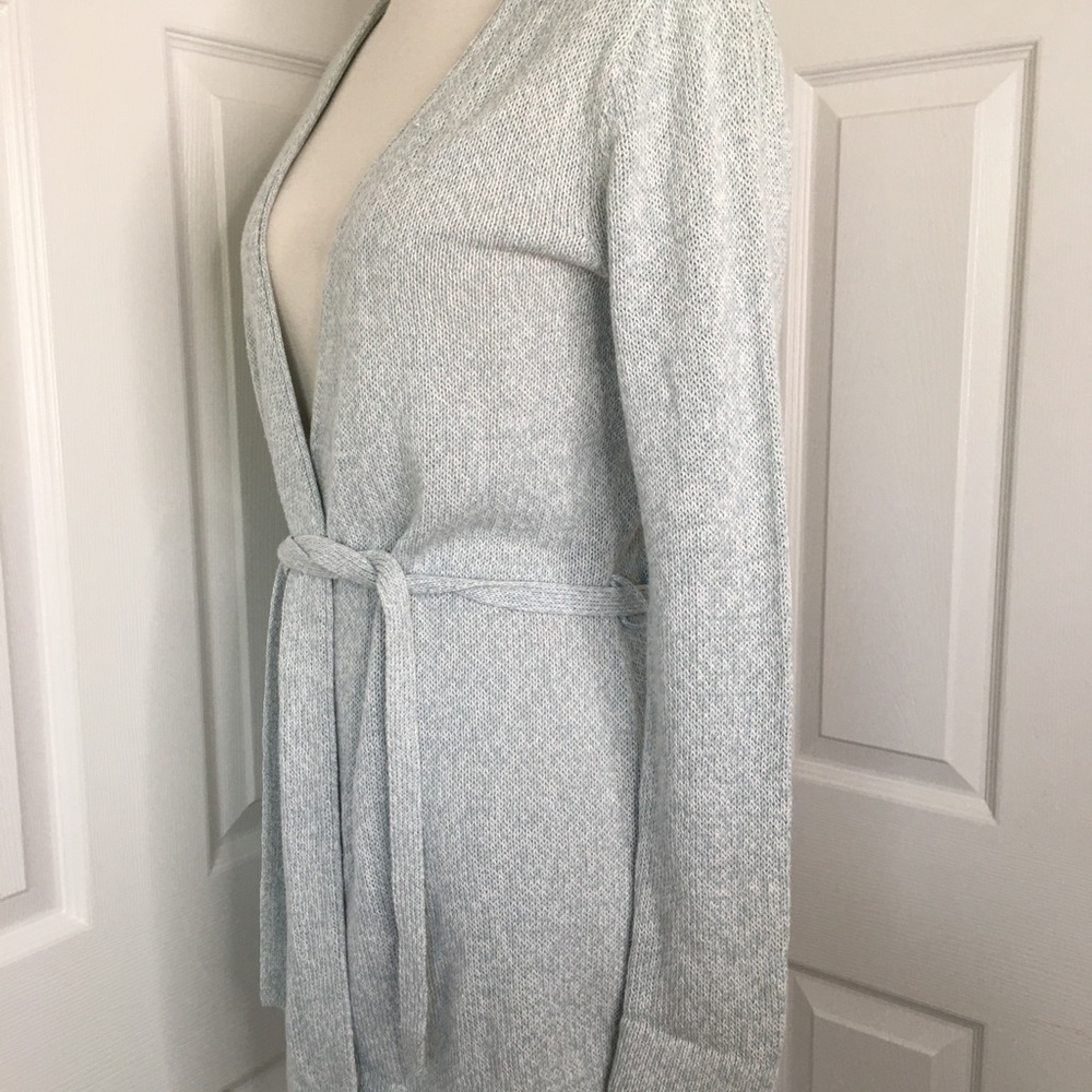 Moda International long open front cardigan